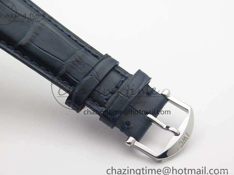 MIROTIME 0701 Portuguese Fa Jones IW544203 SS GSF 1:1 Best Edition White Dial On Leather Strap Trendsetting 7235